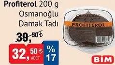 OSMANOĞLU DAMAK TADI PROFİTEROL 200 G fiyat ve kampanya bilgisi